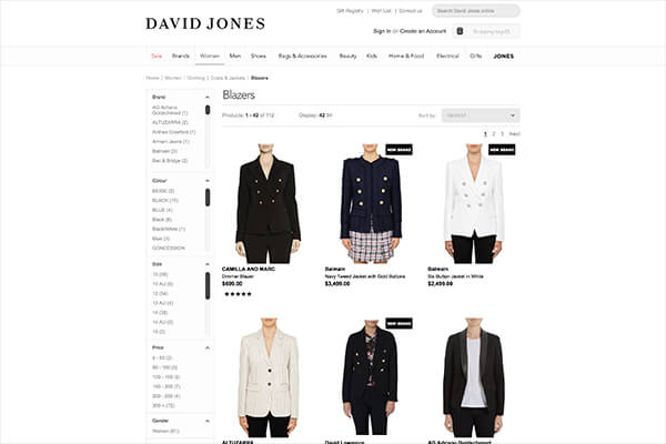 David Jones | Department Store | Suits | Suits.com.au