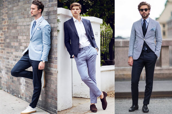 Wearing navy trousers as separates  Permanent Style